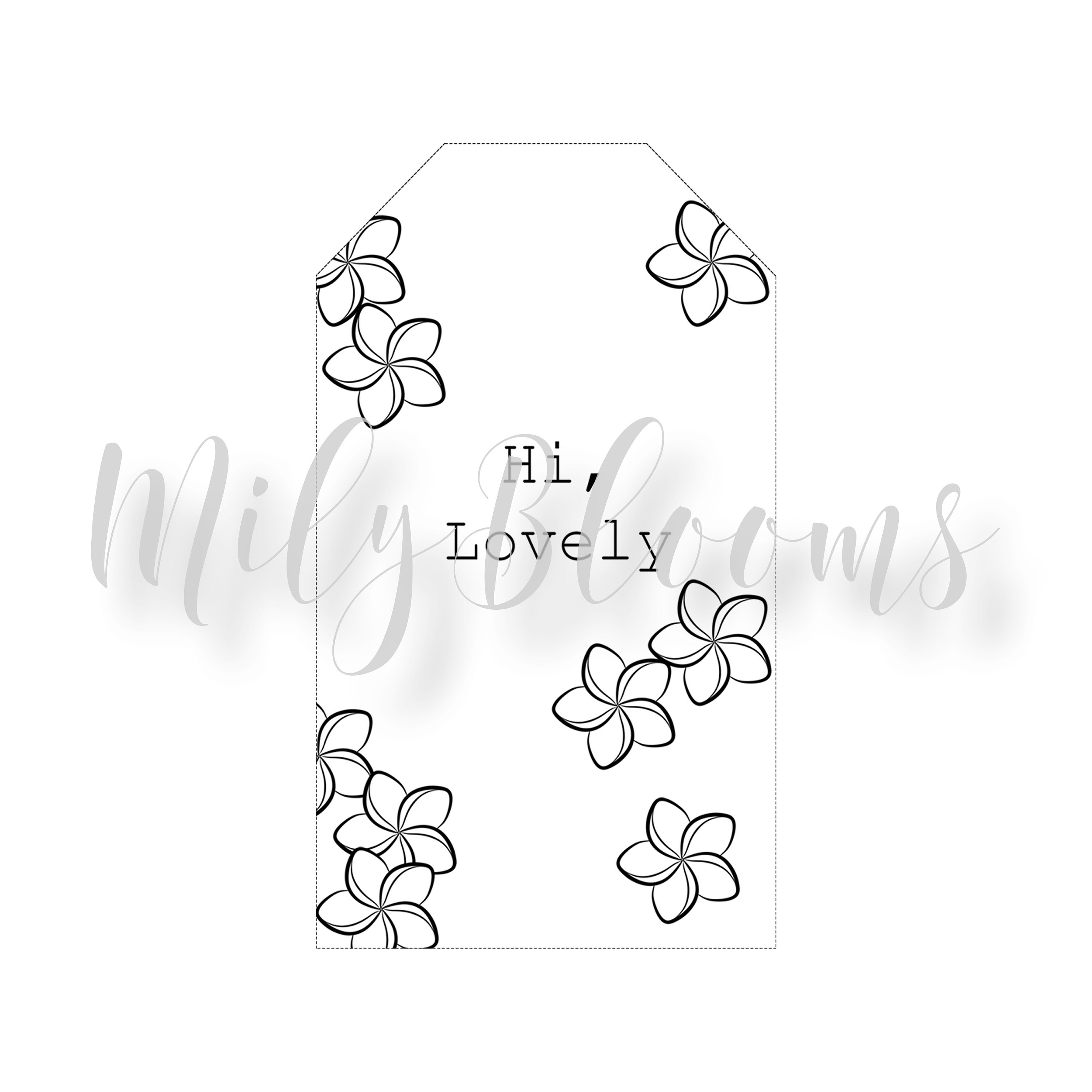 Printable Tropical Gift Tags Coloring Thank You Favor Tags - Etsy