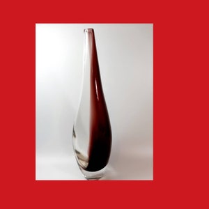 Excellent Mid Century Murano Sommerso Art Glass Vase.