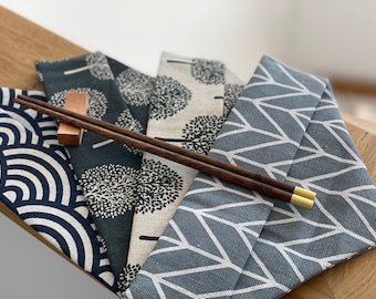 Noble individually personalized chopsticks for sushi or noodles