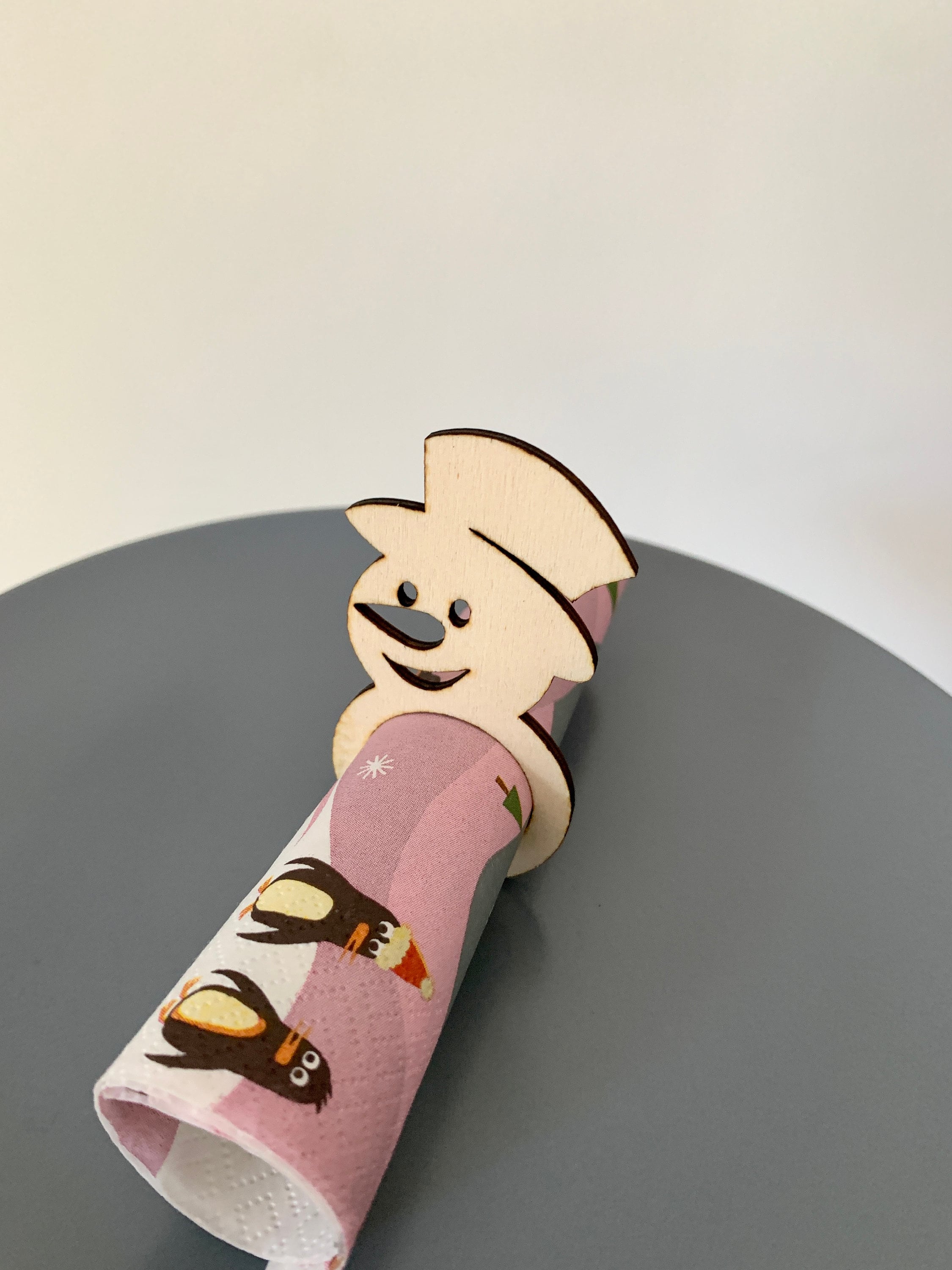 Napkin Rings Snowman