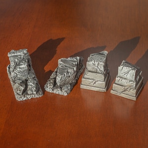Shattered Pillars in Stone Design | Handcrafted