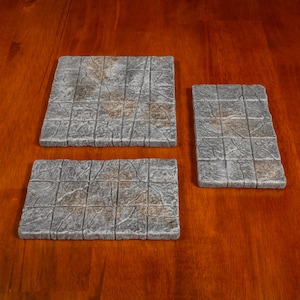 Large Room Dungeon Tile Set | Unpainted