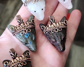 Wolf Head Pendant