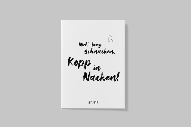 Postkarten 6er Set Plattdeutsche Sprüche / Plattdeutsche Etsy.de