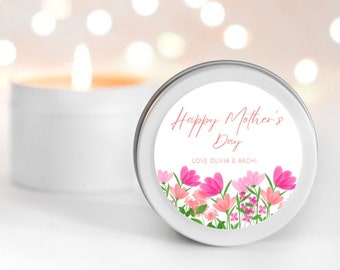 Mother's Day Candle | Personalised candles make that perfect Mother's Day gift. Gifts for mum