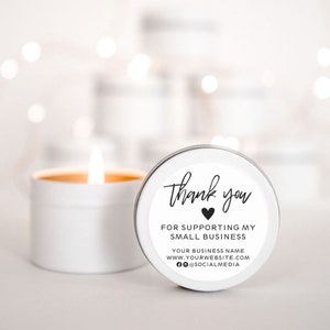 Custom Corporate Candles | Branded Corporate Candles | Thank your customers with a branded candle