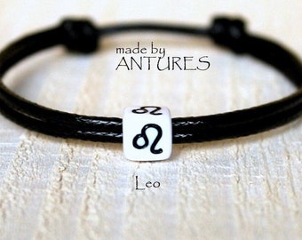 Leo Zodiac Sign Bracelet Horoscope Bracelet Zodiac Bracelet Star Sign Bracelet Birthday Gifts For Her Gifts For Him Men Gifts Zodiac Gift