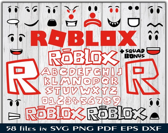 Roblox Svg Roblox Logo Alphabet Clipart Face Font Roblox Evolution Bundle Silhouette Stencil File Cricut Vector Cut File Svg Png Pdf Eps Dxf - meta fuel roblox updates nintendo games logos drawings