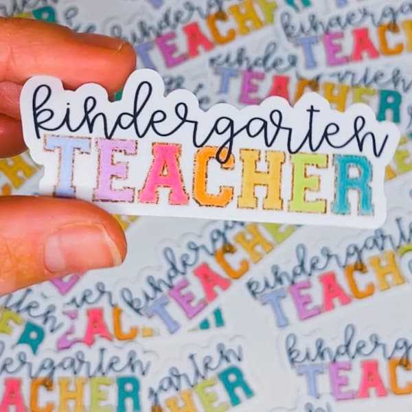 Kindergarten Teacher Sticker