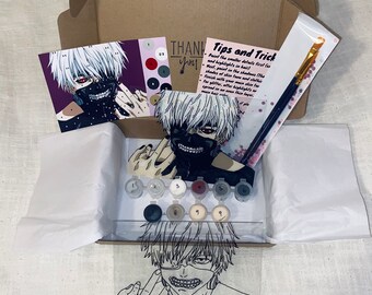 Tokyo Ghoul Painting Etsy Tokyo Ghoul Painting Etsy