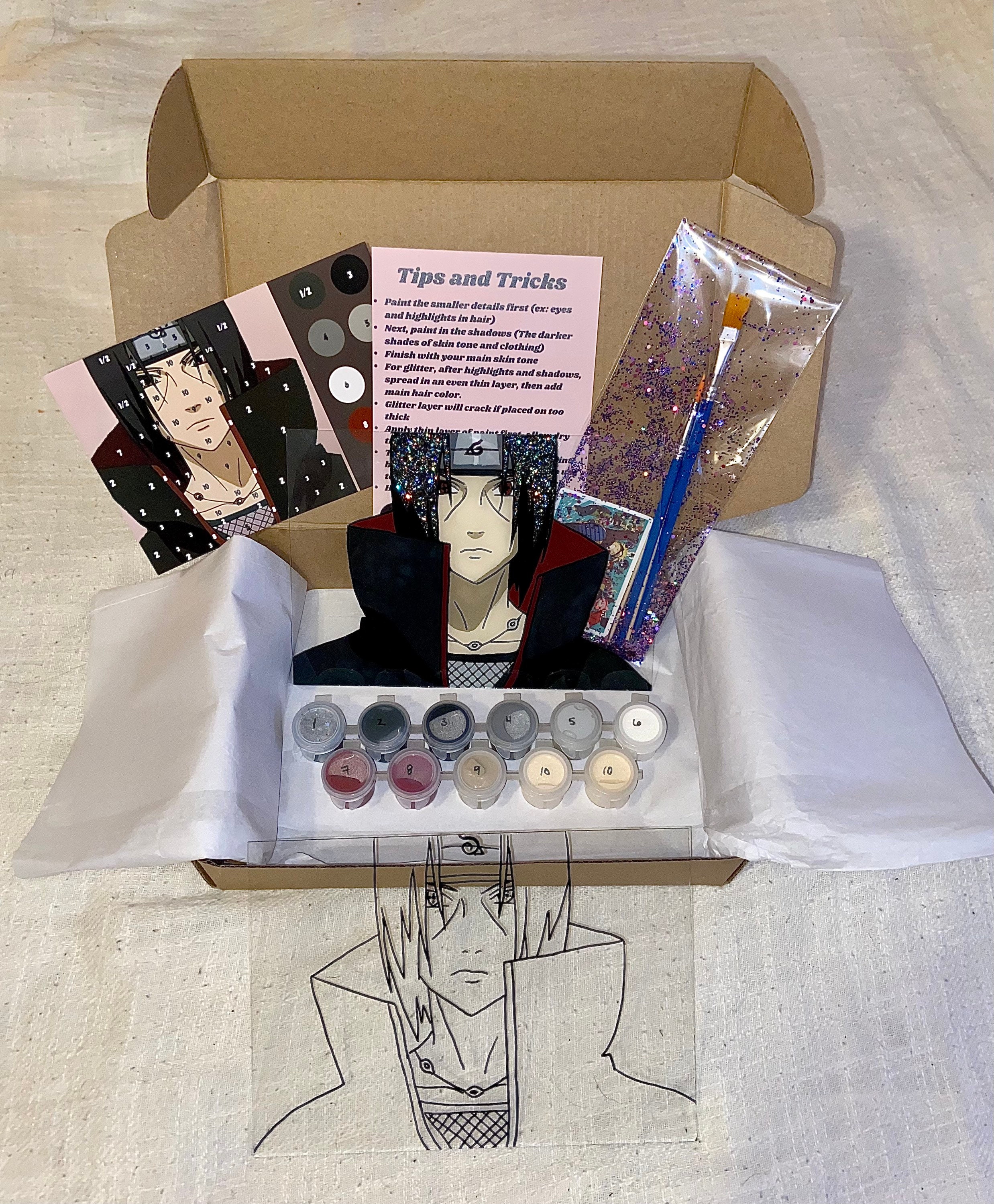 Itachi Uchiha Paint By Number Kit