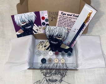 Tokyo Ghoul Painting Etsy Tokyo Ghoul Painting Etsy