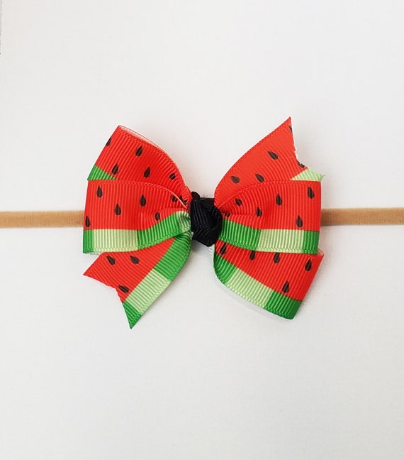 watermelon baby headband