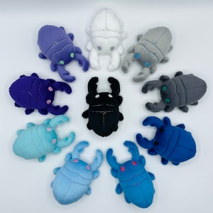 VENTE Peluche grinçante colorée de coléoptère Minky cerf en peluche magnétique adorable mignon petit insecte