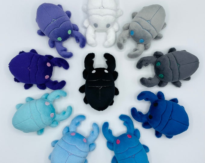 SALE Squeaky Colorful Minky Stag Beetle Plush Magnetic Adorable Cute ...
