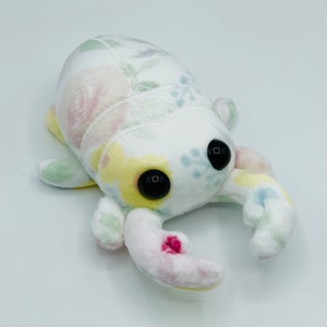 Floral Flowers Plants Deluxe Stag Beetle Bug Insect Coleoptera Minky Plush Adorable Colorful Unique Customizable Handmade Made to Order Gift