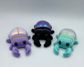 Shiny Stag Beetle Plush Adorable Colorful Made to Order