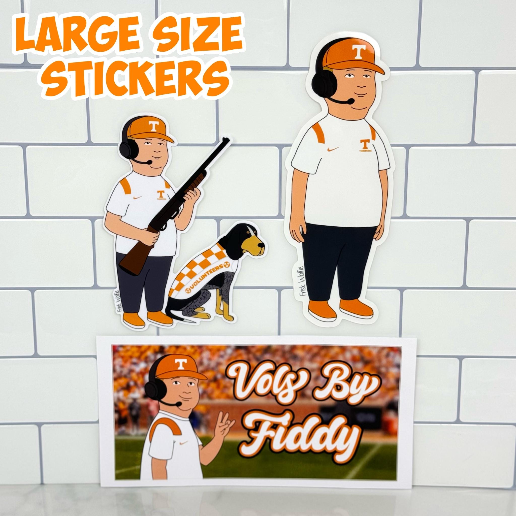 Tennessee Vols Vinyl Sticker Decal - Multiple Sizes - For Cornhole, Bumpers, Laptops