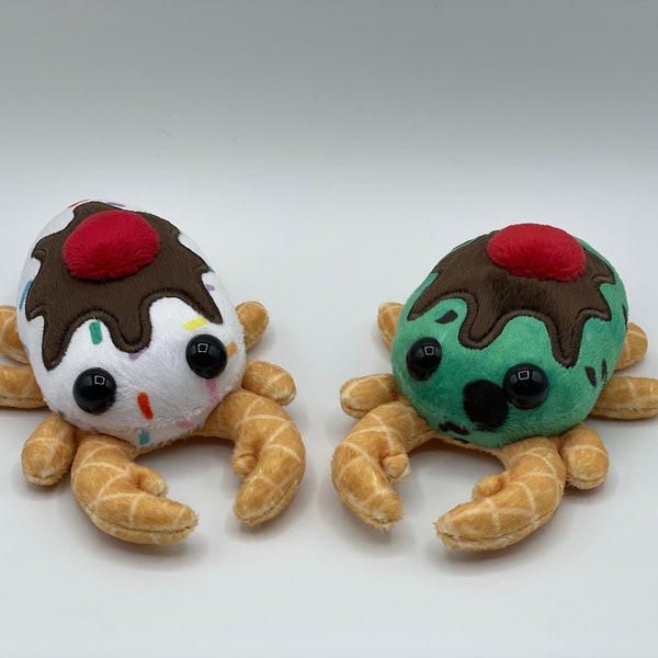 Adorable Ice Cream Sundae Stag Beetle Plush Made to Order