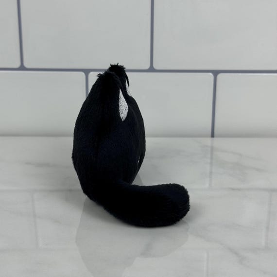 Mini Omori Mewo Plush – Unofficial Fanart Black Cat Plushie, Tiny