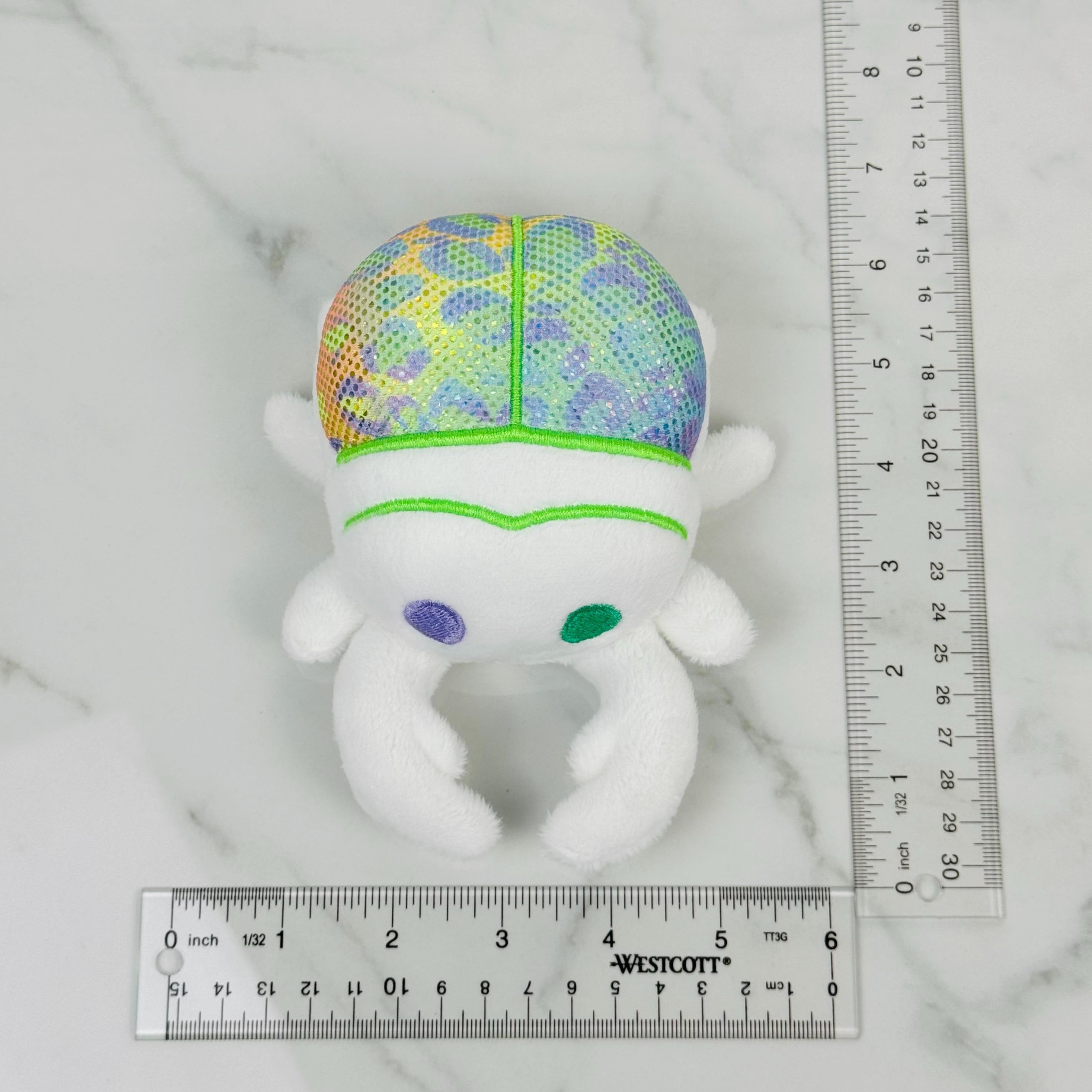 Insect Teddy Shiny Shell Stag Beetle Plush – Handmade Minky Bug Plushie, Colorful ...