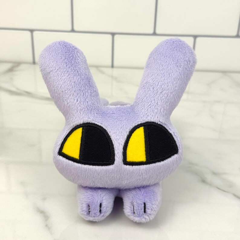 Toy Jack Rabbit Plush Mini Plush Jax Bunny Rabbit TADC Fan Art Plushie, Tiny Little Guy Plush ...