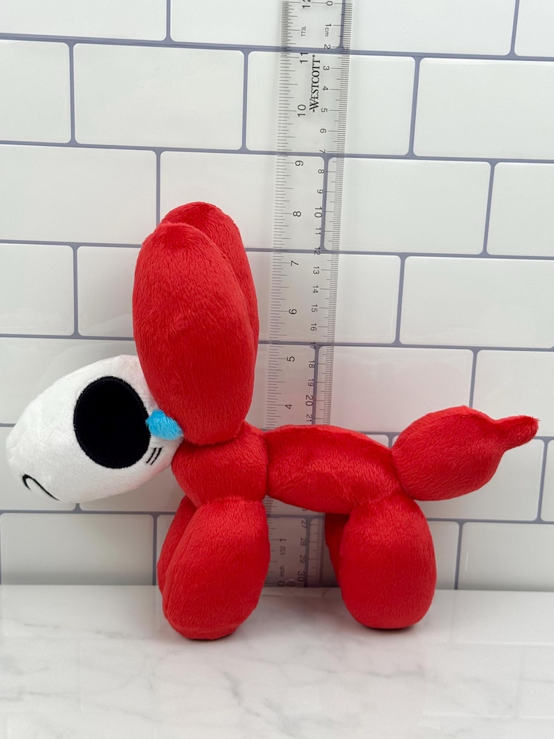 Gangle Balloon Animal Dog Sad Crying Plush TADC Fanart Minky Plushie Gift Handmade Made to Order image 10