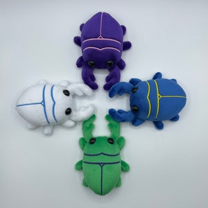 Adorable Colorful Deluxe Stag Beetle Plush Made to Order