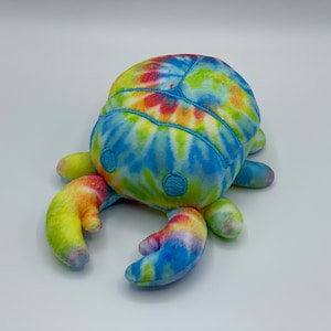 Adorable Colorful Deluxe Stag Beetle Plush Tie dye print Mochi