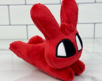 Mini Plush Jax Bunny Rabbit TADC Fan Art Plushie, Tiny Little Guy