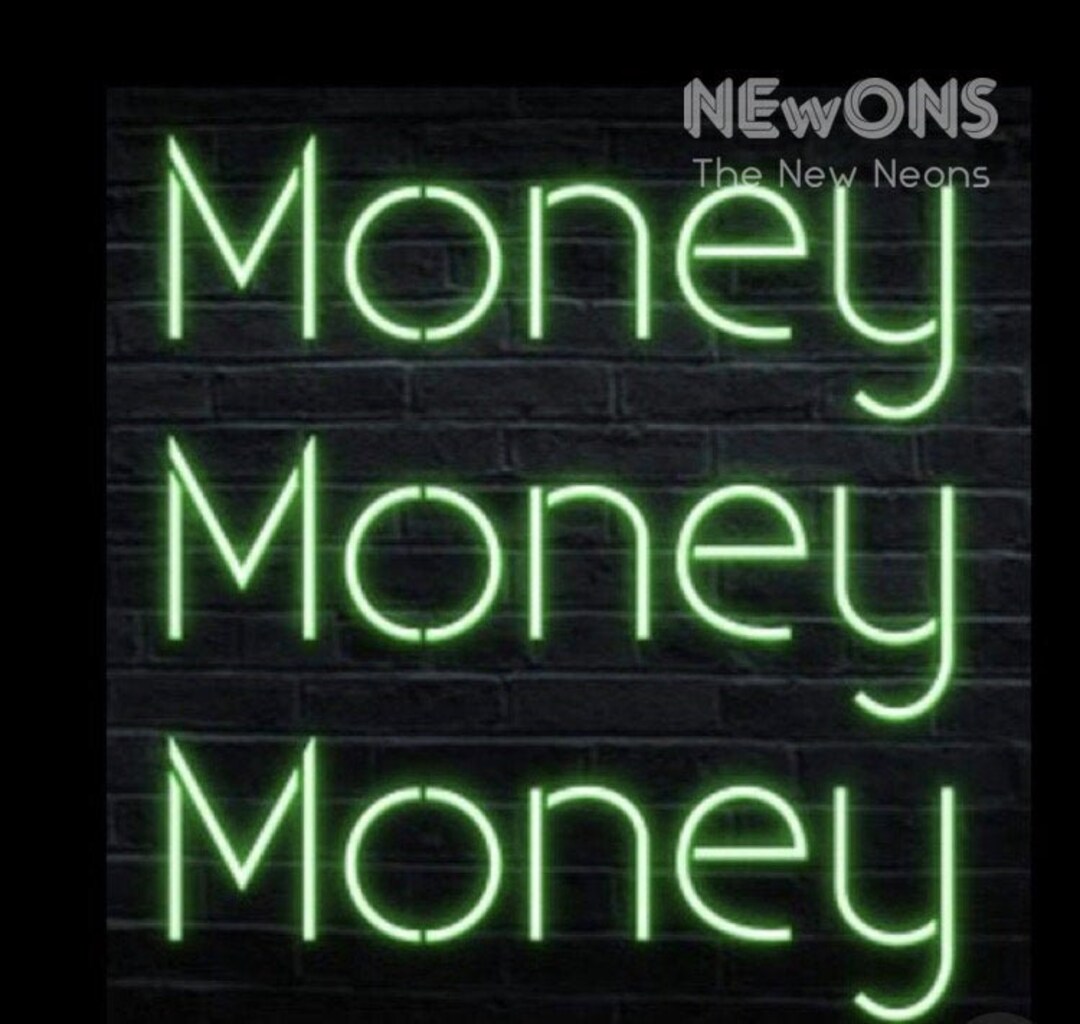 Money Money Money Neon Sign Neon Light - Etsy