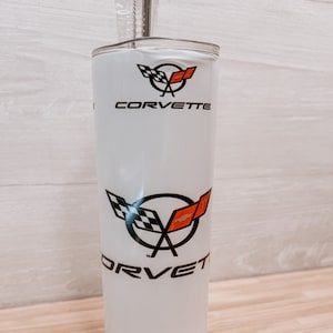 Custom Corvette Tumbler | Coffee | Cup | Insulated | Stainless Steel | 20oz | High Quality | Gift