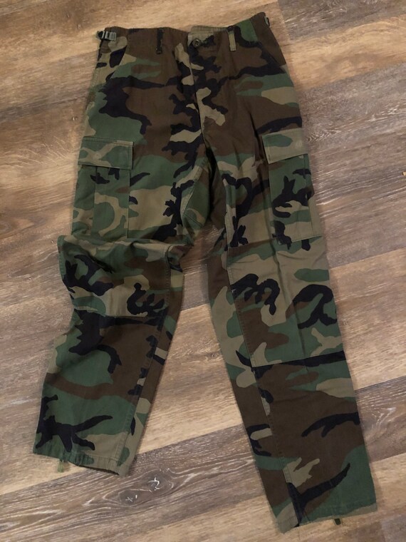 Vintage Camouflage BDU Pants Authentic Camo Woodland | Etsy