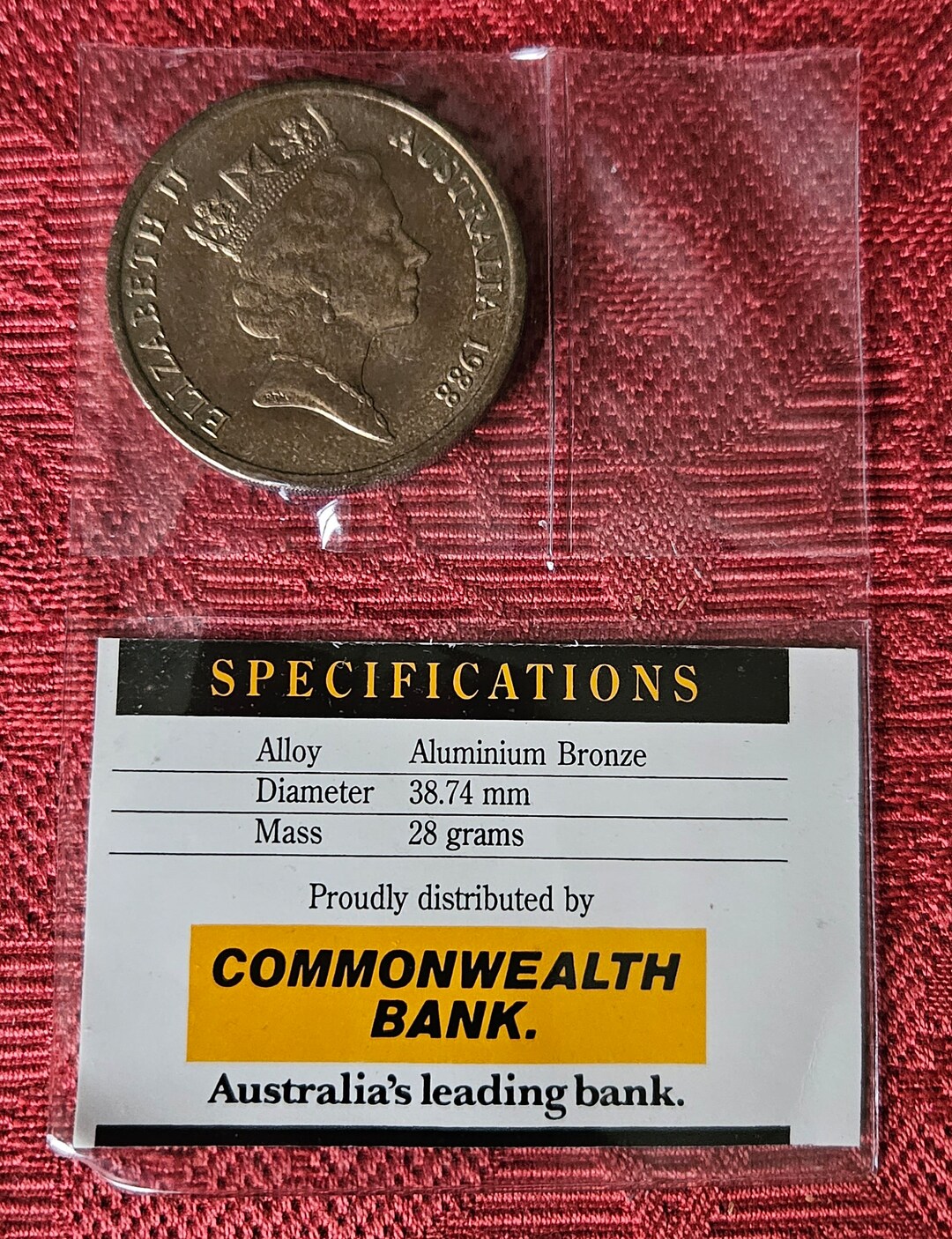 1988 5 dollar commemorative coin worth