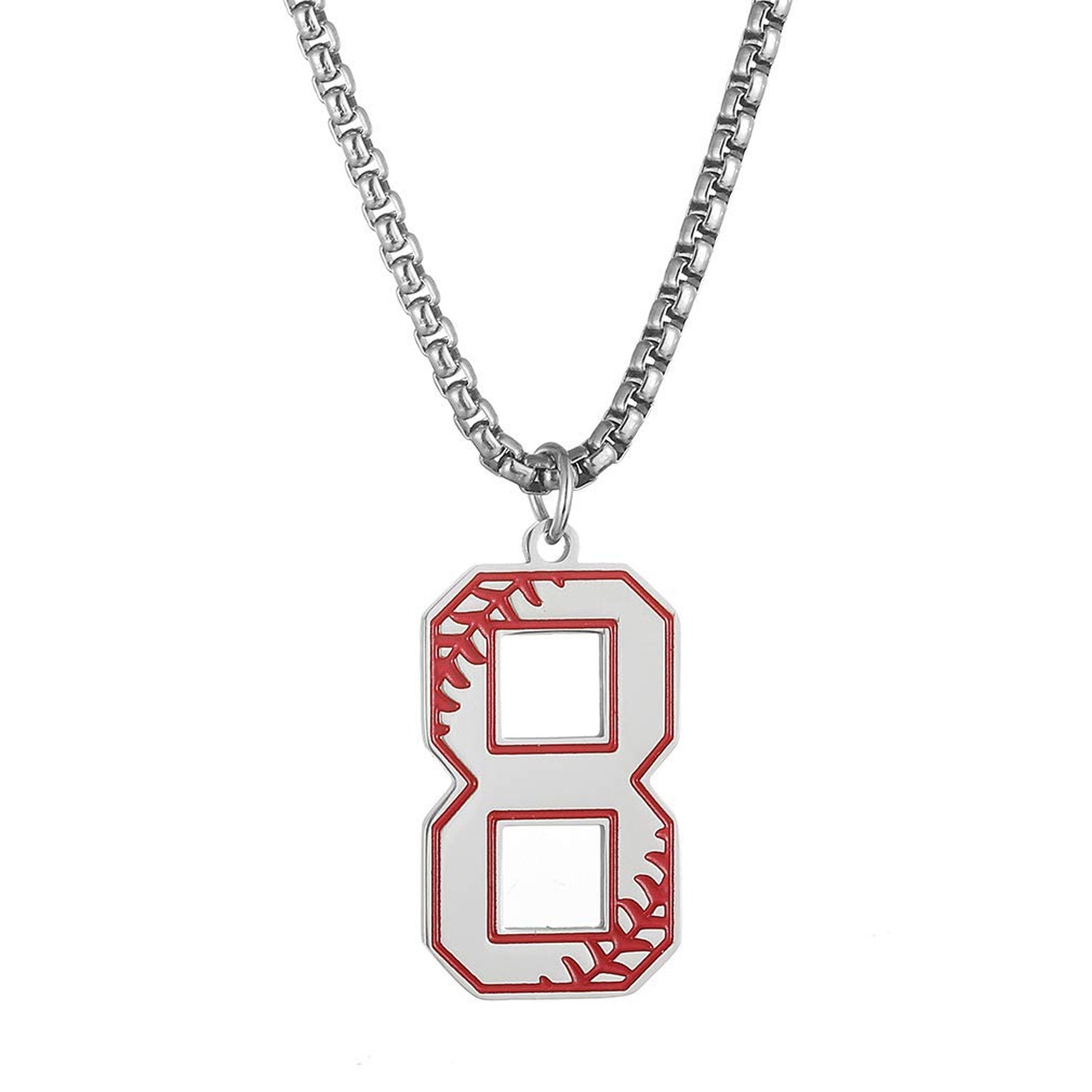 Baseball necklaceNumber NecklaceInitial necklaceYouth Etsy