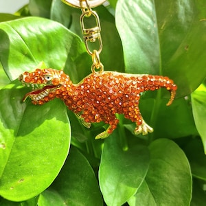 Dinosaurier Schlüsselanhänger, Schlüsselanhänger für Frauen, Tier Schlüsselanhänger, Brieftasche Schlüsselanhänger, Tyrannosaurus Rex Schlüsselanhänger, KOSTENLOSER VERSAND