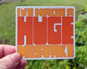 Pegatina "He cometido un gran error" - Arrested Development Gob Bluth