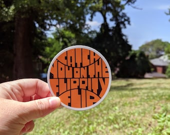 Pegatina de vinilo "Te veo en Flippity Flip", cita de la serie de televisión The Office.