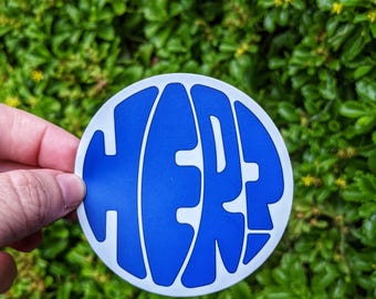 Elle ?, développement arrêté, autocollants pour ordinateurs portables, pare-chocs, classeurs, gourdes