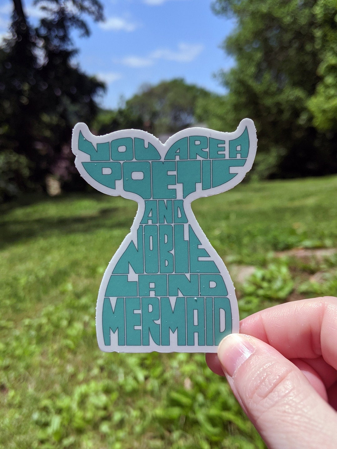 You Are A Poetic and Noble Land Mermaid Leslie Knope Parks Etsy