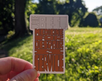 Pegatina con cita de Gordon B. Hinkley: vinilo resistente a la intemperie