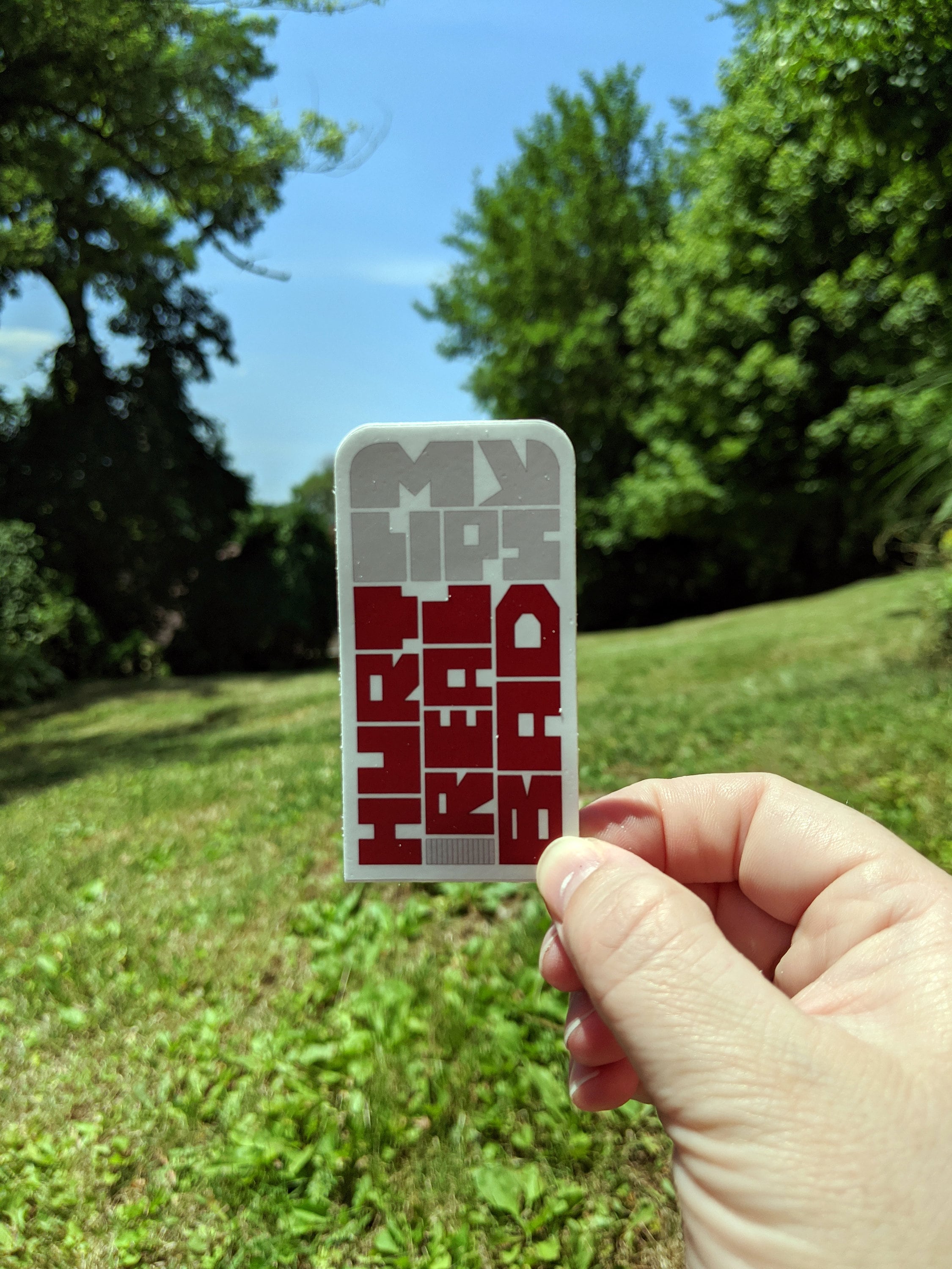 But My Lips Hurt Real Bad Clipart