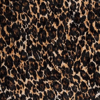 Leopard Print Crushed Velvet | Etsy