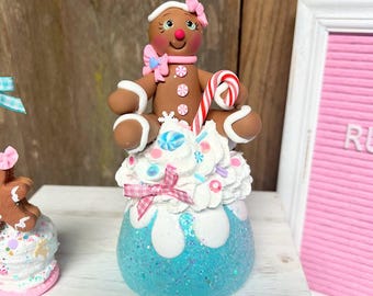 Christmas gumdrop decor, gingerbread, Christmas cake pops, Gingies, Tiered  tray decor,  fake sweets , Photo prop, Gingerbread, winter decor