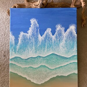 The Beach - Acrylic Painting on Canvas Original by Artist