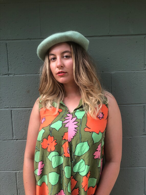 1960s Floral Abstract dress