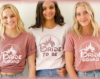 DISNEY BACHELORETTE Party Shirt, Disney Bride To Be Shirt, Disney Bride Squad Shirt, Disney Cricut Silhouette Ever Vacation Bachelorette Tee