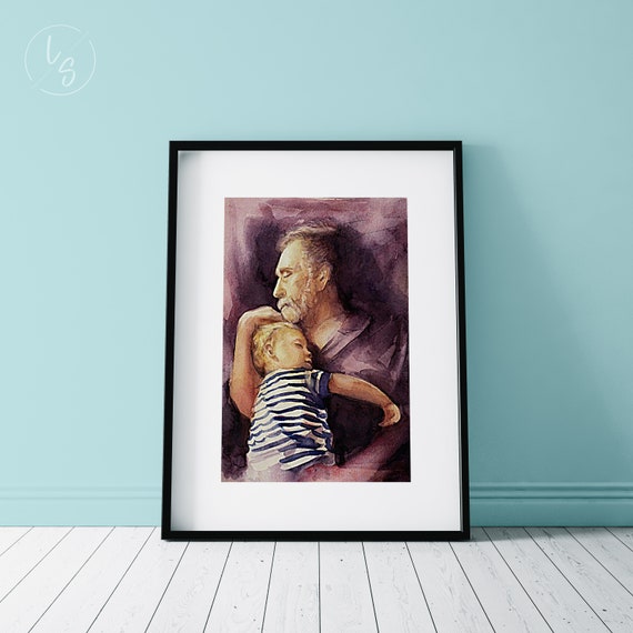 Retrato en acuarela personalizado | Custom watercolor portrait
