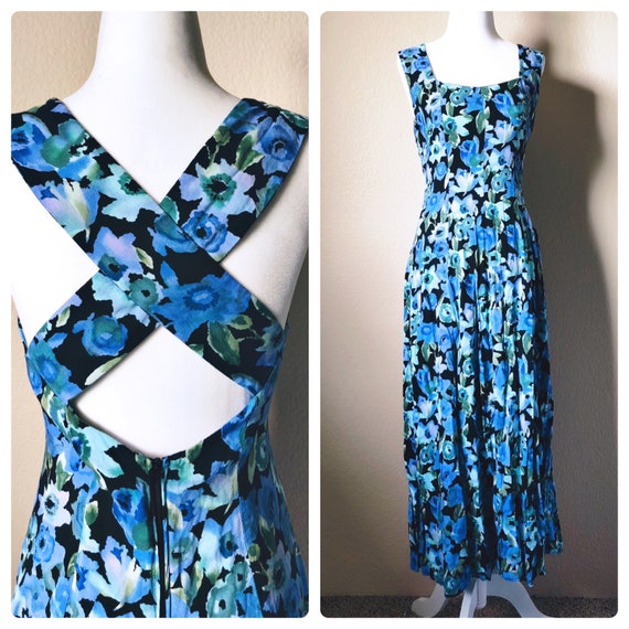 criss cross back summer dress