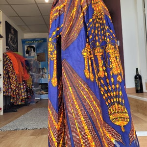 Costume de boubou africain pour homme Dashiki Bazin Riche Agbada Ensemble 2  pièces pour homme Slim Bodycorn Ankara imprimé chemise et pantalon :  : Mode